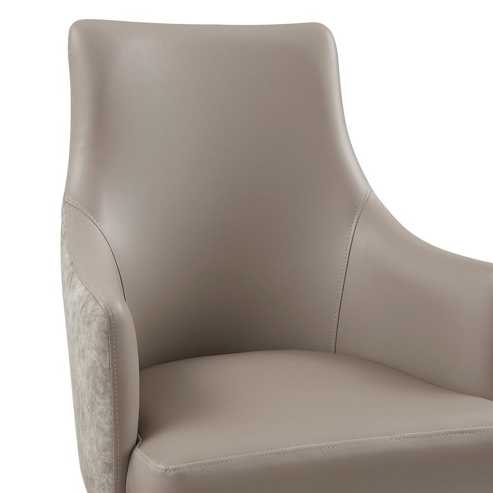 Manhattan Comfort - Connie Dining Armchair in Taupe - DC095AR-TP veiw 7