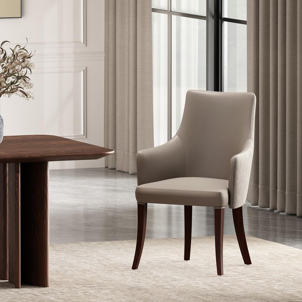 Manhattan Comfort - Connie Dining Armchair in Taupe - DC095AR-TP veiw 8