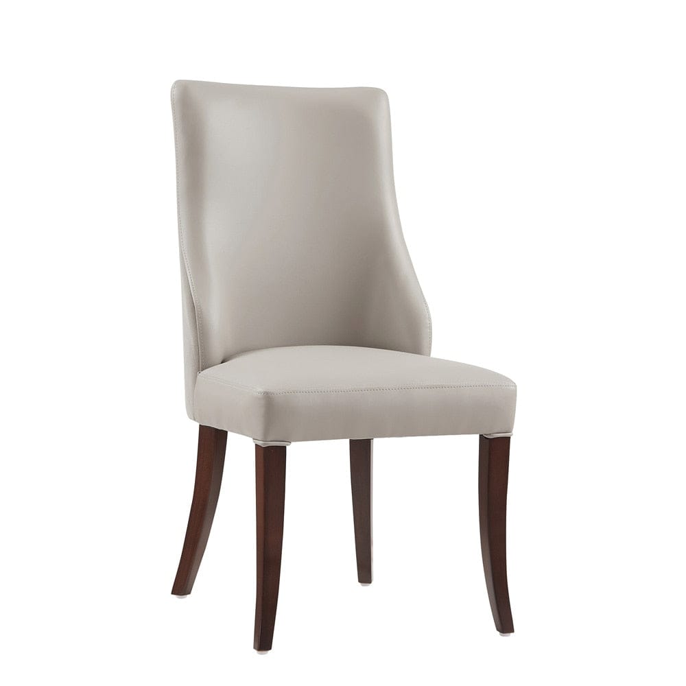 Manhattan Comfort - Connie Dining Chair in Light Grey - Set of 2 - DC095-LG veiw 2