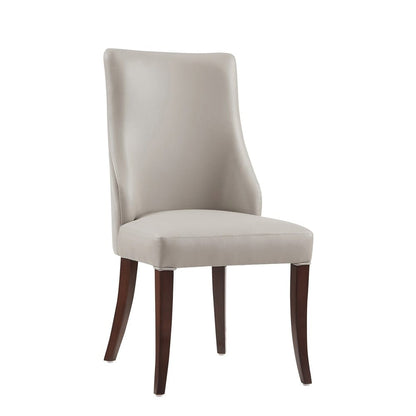 Manhattan Comfort - Connie Dining Chair in Light Grey - Set of 2 - DC095-LG veiw 2