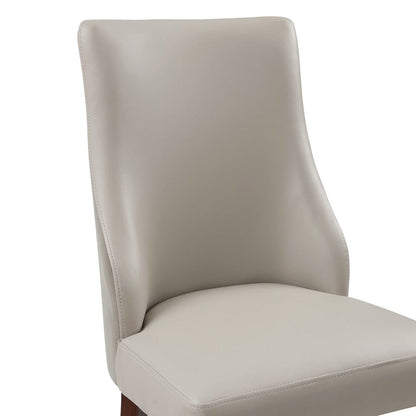 Manhattan Comfort - Connie Dining Chair in Light Grey - Set of 2 - DC095-LG veiw 7