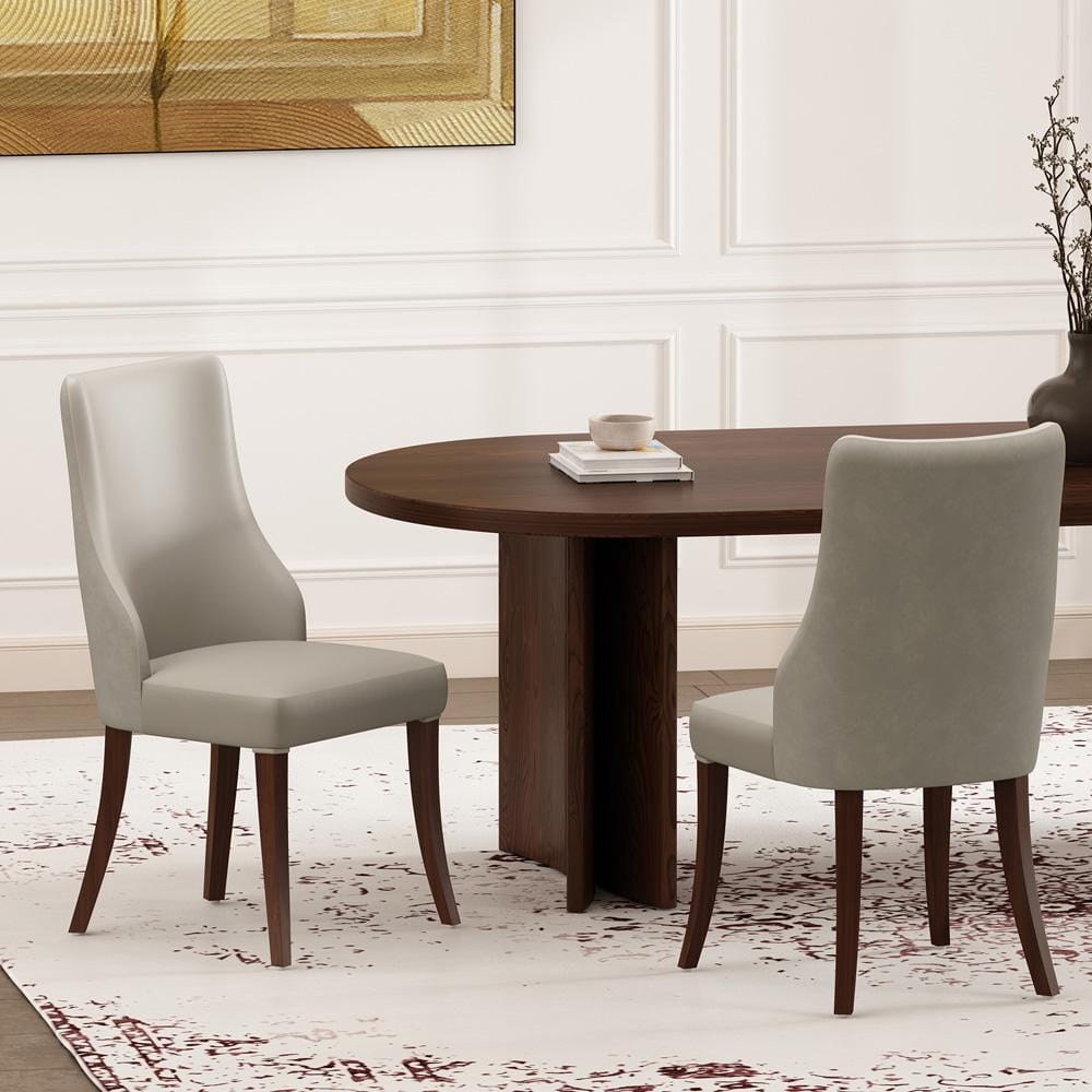 Manhattan Comfort - Connie Dining Chair in Light Grey - Set of 2 - DC095-LG veiw 8