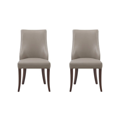 Manhattan Comfort - Connie Dining Chair in Taupe - Set of 2 - DC095-TP veiw 1