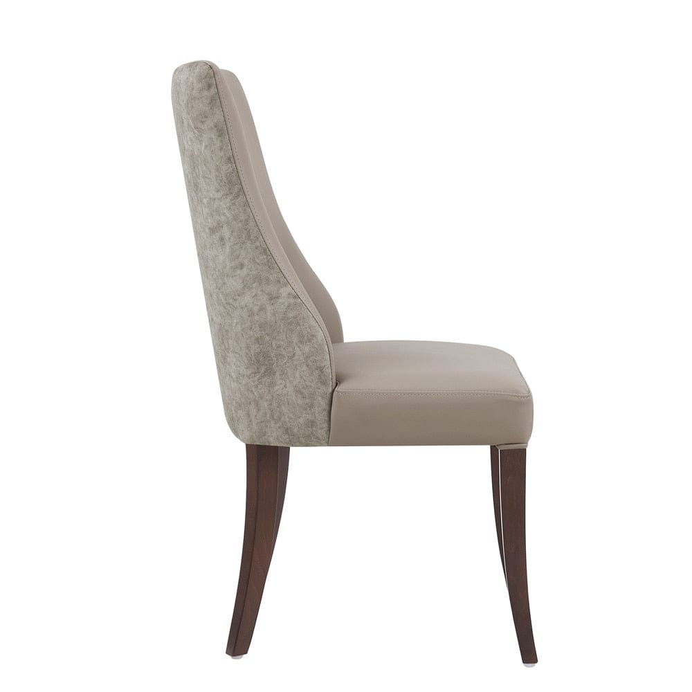 Manhattan Comfort - Connie Dining Chair in Taupe - Set of 2 - DC095-TP veiw 3