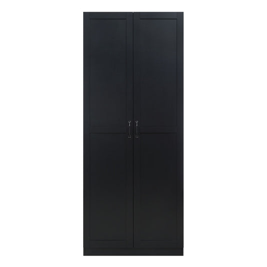 Manhattan Comfort - Cornelia Storage Closet 1.0 in Black - 2BC-BK veiw 1