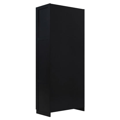 Manhattan Comfort - Cornelia Storage Closet 1.0 in Black - 2BC-BK veiw 5