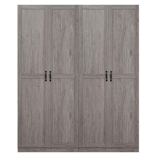 Manhattan Comfort - Cornelia Storage Closet 1.0 in Grey - Set of 2 - 2-2BC-GY veiw 1