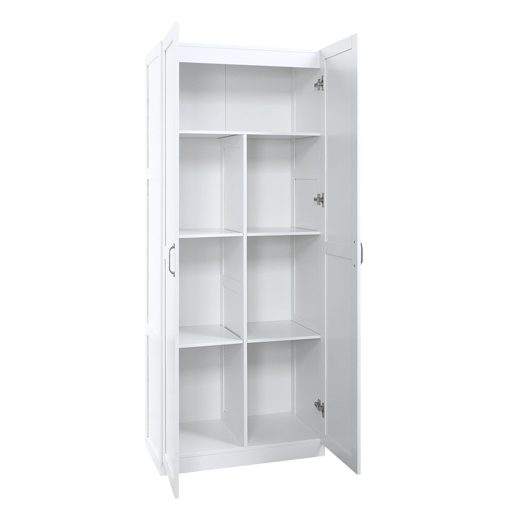 Manhattan Comfort - Cornelia Storage Closet 1.0 in White - Set of 2 - 2-2BC-WH veiw 4