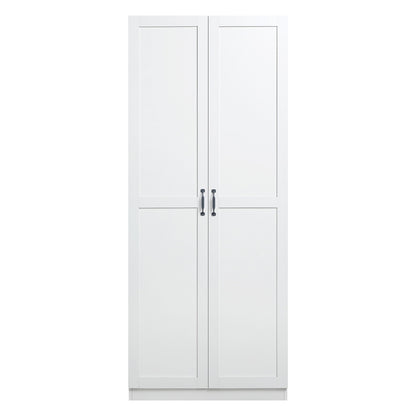 Manhattan Comfort - Cornelia Storage Closet 1.0 in White - 2BC-WH veiw 1