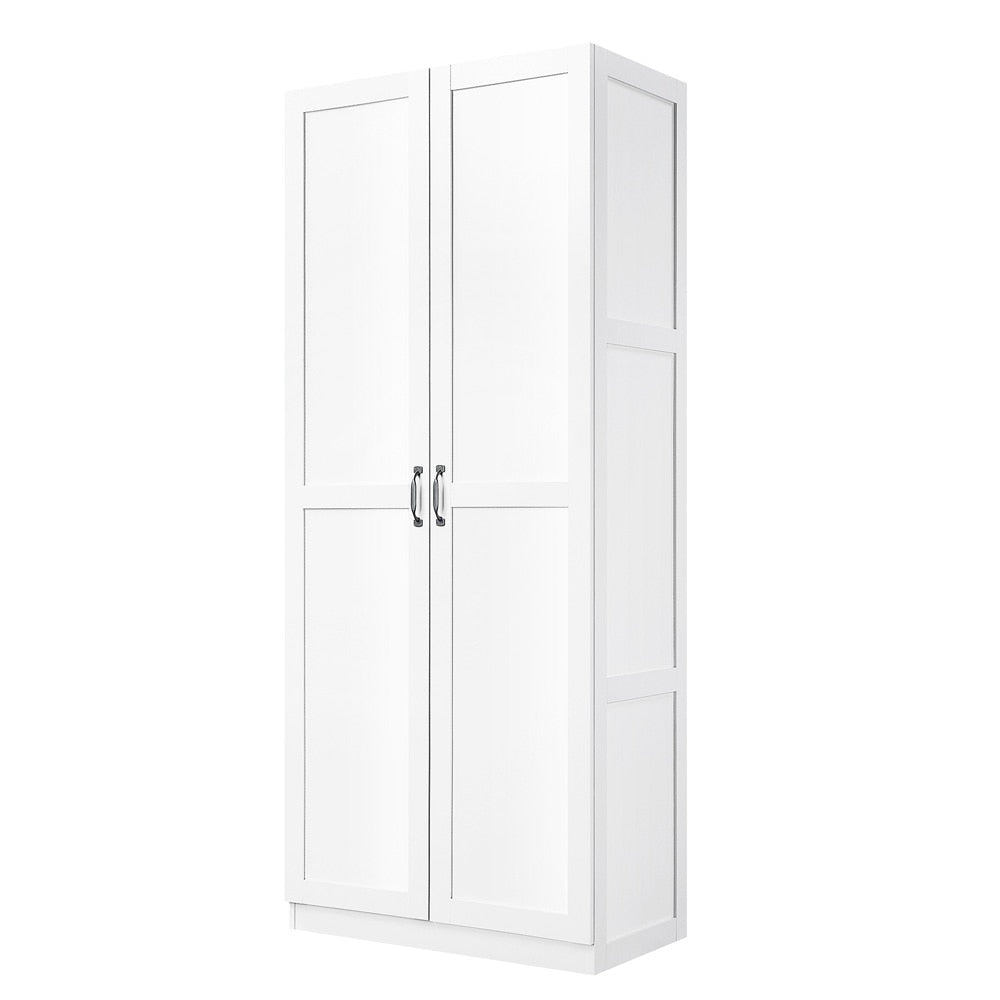 Manhattan Comfort - Cornelia Storage Closet 1.0 in White - 2BC-WH veiw 2