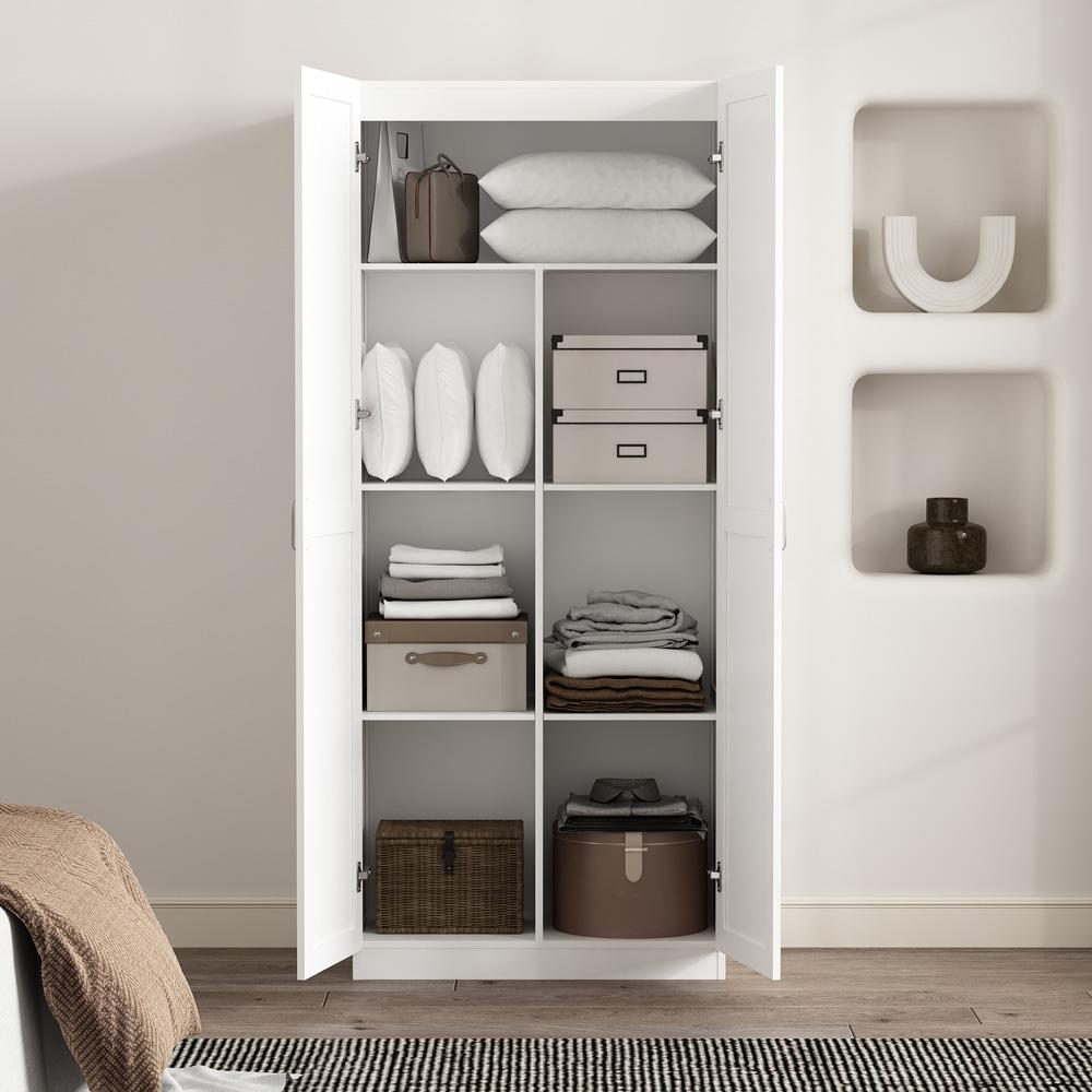 Manhattan Comfort - Cornelia Storage Closet 1.0 in White - 2BC-WH veiw 7