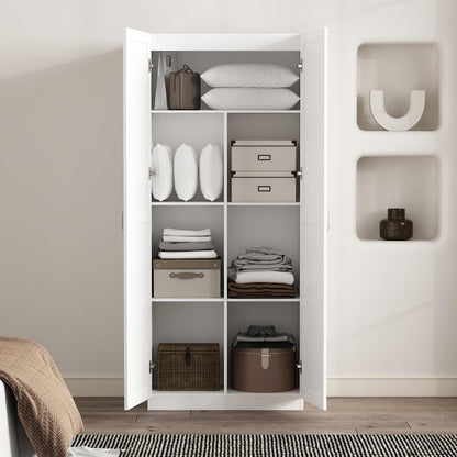 Manhattan Comfort - Cornelia Storage Closet 1.0 in White - 2BC-WH veiw 7