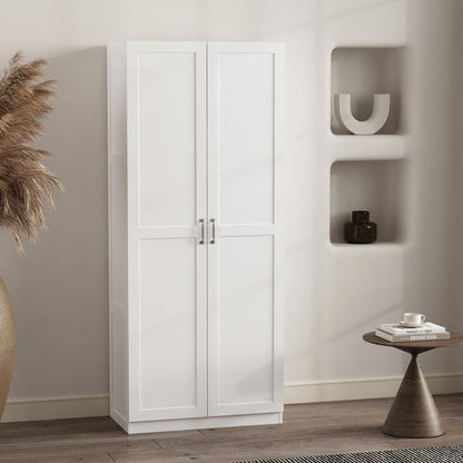 Manhattan Comfort - Cornelia Storage Closet 1.0 in White - 2BC-WH veiw 8