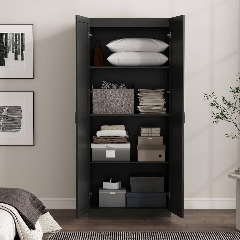 Manhattan Comfort - Cornelia Storage Closet 2.0 in Black - 3BC-BK veiw 7
