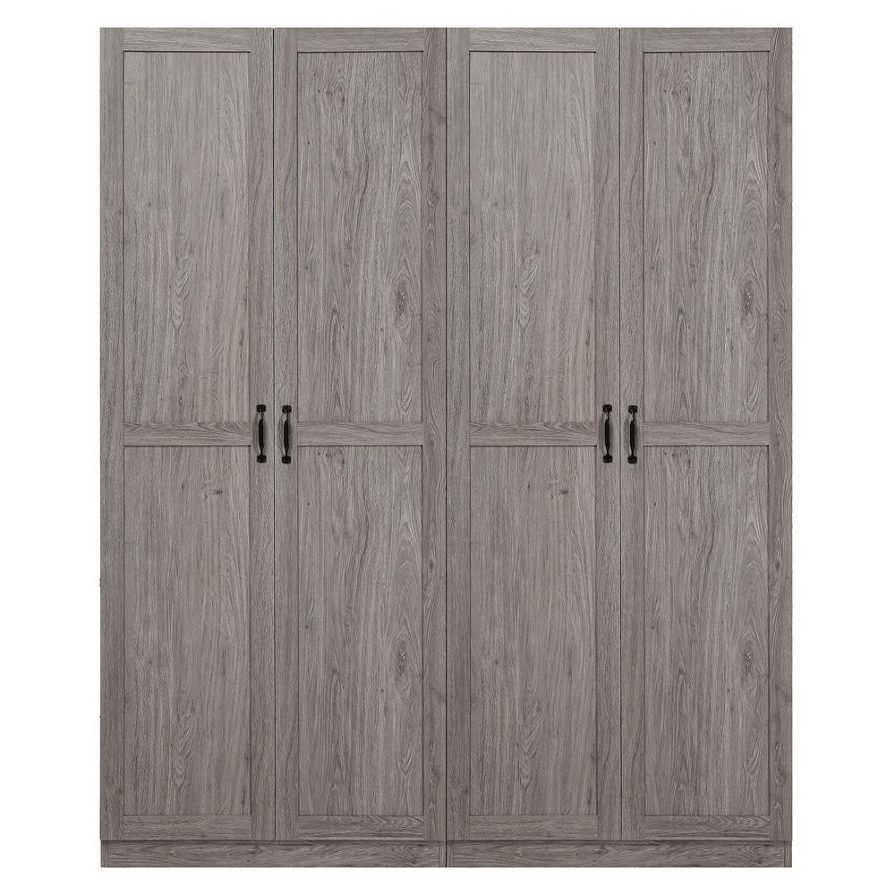 Manhattan Comfort - Cornelia Storage Closet 2.0 in Grey - Set of 2 - 2-3BC-GY veiw 1
