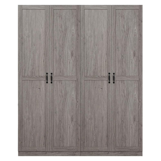 Manhattan Comfort - Cornelia Storage Closet 2.0 in Grey - Set of 2 - 2-3BC-GY veiw 1