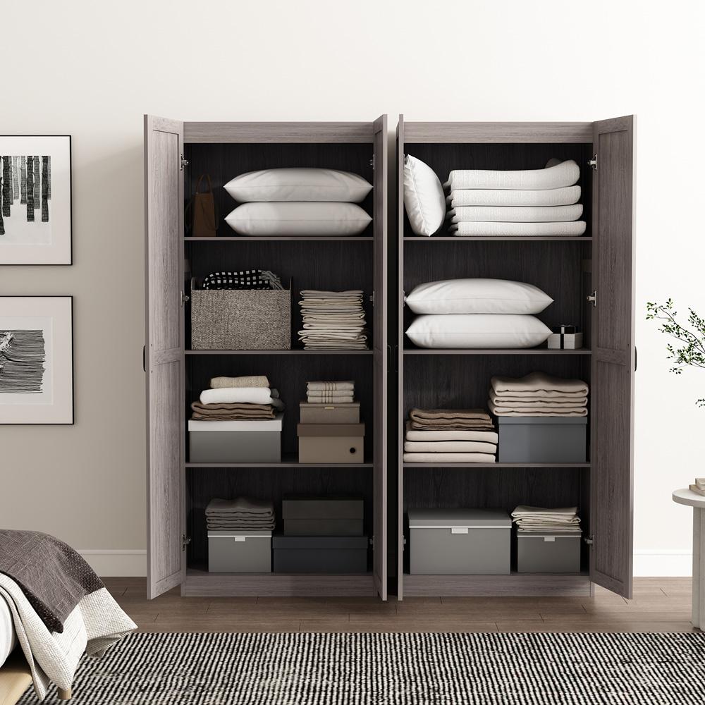Manhattan Comfort - Cornelia Storage Closet 2.0 in Grey - Set of 2 - 2-3BC-GY veiw 7