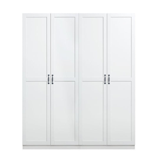 Manhattan Comfort - Cornelia Storage Closet 2.0 in White - Set of 2 - 2-3BC-WH veiw 1