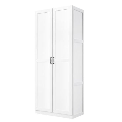Manhattan Comfort - Cornelia Storage Closet 2.0 in White - Set of 2 - 2-3BC-WH veiw 2