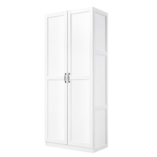 Manhattan Comfort - Cornelia Storage Closet 2.0 in White - Set of 2 - 2-3BC-WH veiw 2