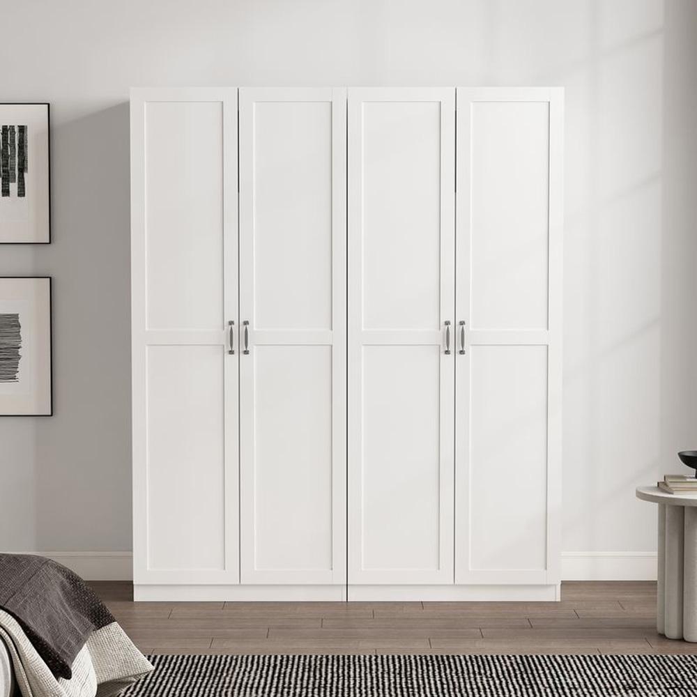 Manhattan Comfort - Cornelia Storage Closet 2.0 in White - Set of 2 - 2-3BC-WH veiw 9