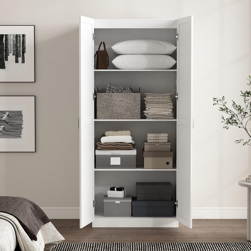 Manhattan Comfort - Cornelia Storage Closet 2.0 in White - 3BC-WH veiw 7