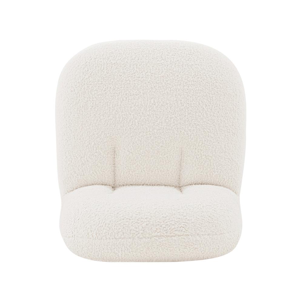Manhattan Comfort - Edina Boucle Accent Chair with Metal Legs in White - Set of 2 - 2-AC059-WH veiw 6