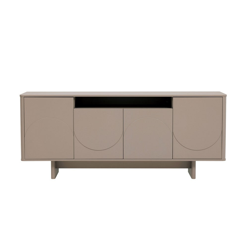 Manhattan Comfort - Ella 70.86 Sideboard with 0 Full Extension Drawers in Mocha - SB005-MO view 1