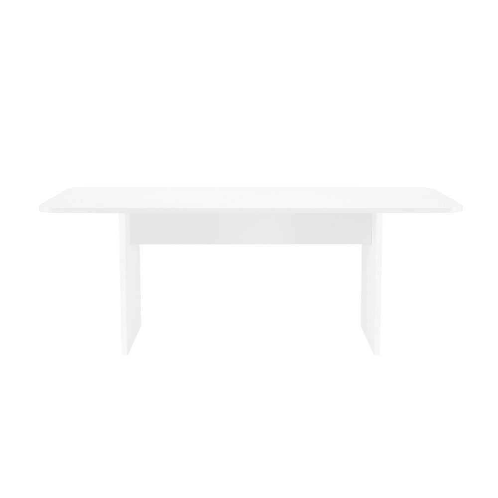 Manhattan Comfort - Ella Dining Table with MDF Legs in White - DT006-WH view 1
