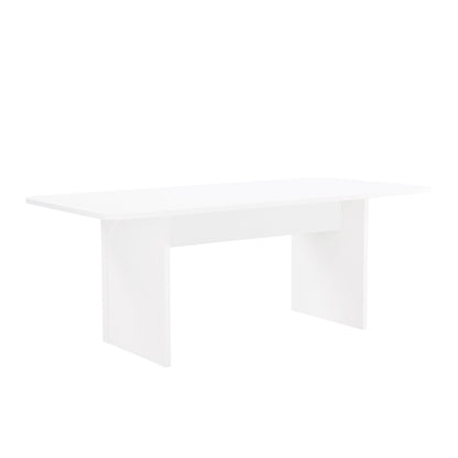 Manhattan Comfort - Ella Dining Table with MDF Legs in White - DT006-WH veiw 1