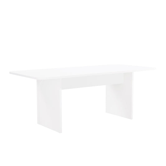 Manhattan Comfort - Ella Dining Table with MDF Legs in White - DT006-WH veiw 1