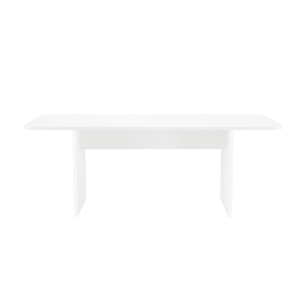 Manhattan Comfort - Ella Dining Table with MDF Legs in White - DT006-WH veiw 2