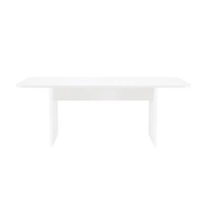 Manhattan Comfort - Ella Dining Table with MDF Legs in White - DT006-WH veiw 2