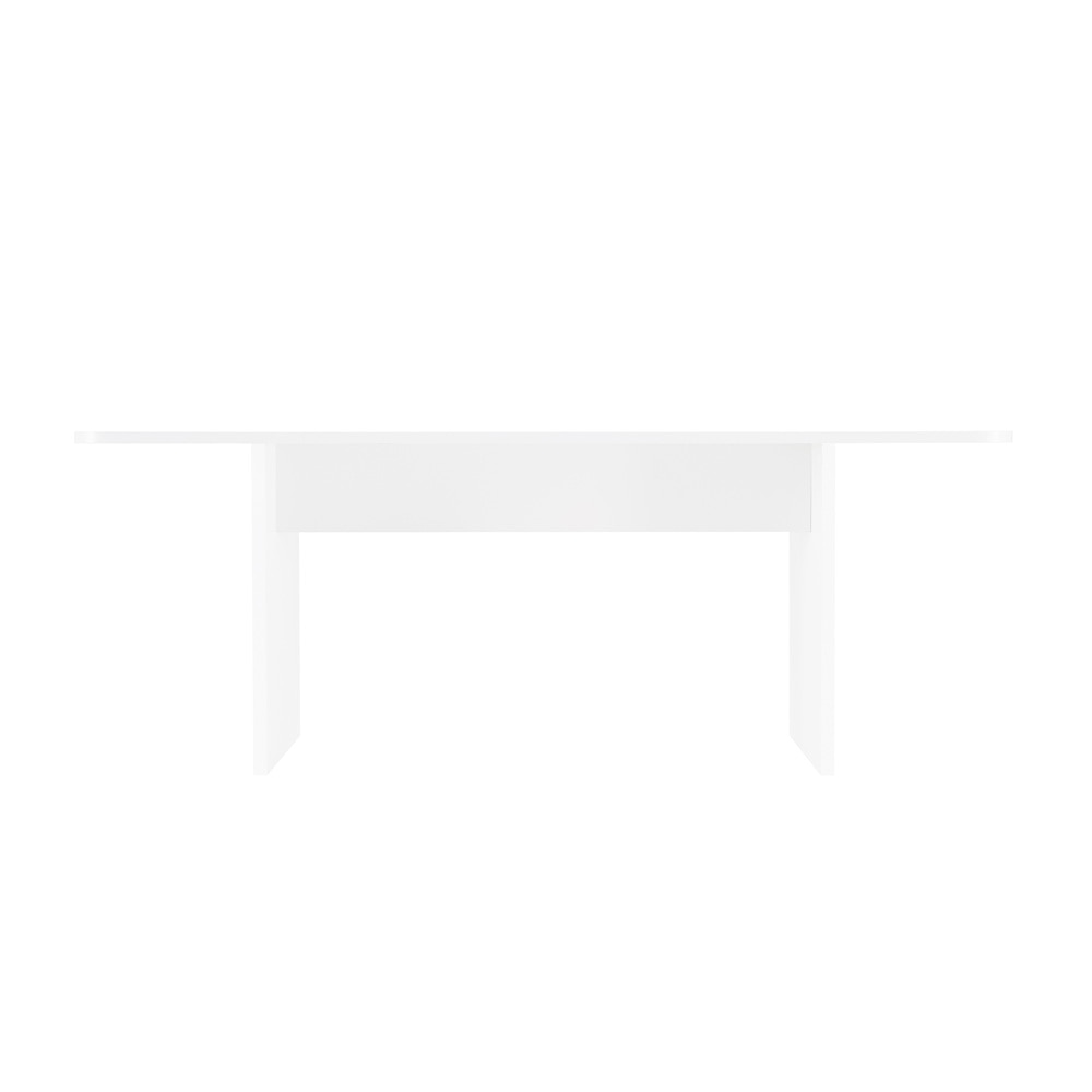 Manhattan Comfort - Ella Dining Table with MDF Legs in White - DT006-WH veiw 3