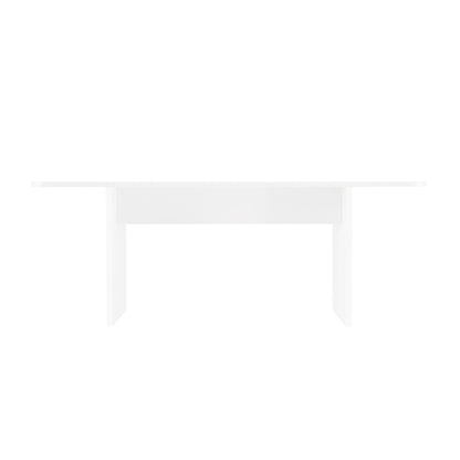 Manhattan Comfort - Ella Dining Table with MDF Legs in White - DT006-WH veiw 3