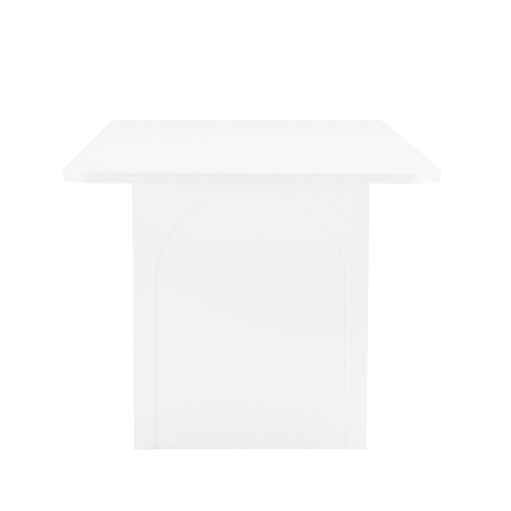 Manhattan Comfort - Ella Dining Table with MDF Legs in White - DT006-WH veiw 4