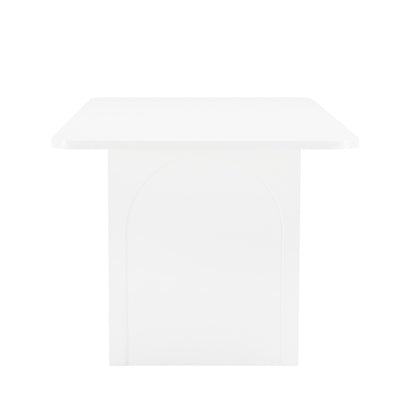 Manhattan Comfort - Ella Dining Table with MDF Legs in White - DT006-WH veiw 4