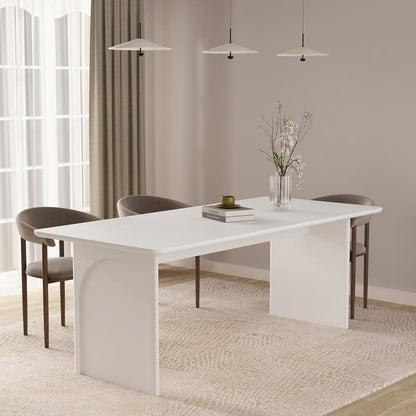 Manhattan Comfort - Ella Dining Table with MDF Legs in White - DT006-WH veiw 8