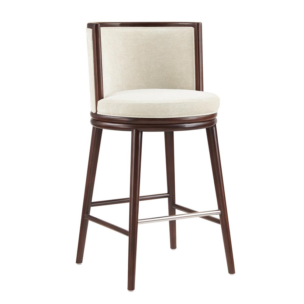 Manhattan Comfort - Evalyn Barstool in Cream - Set of 3 - 3-BS024-CR veiw 2