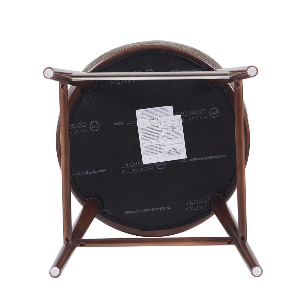 Manhattan Comfort - Evalyn Barstool in Dove - Set of 2 - 2-BS024-DO veiw 6