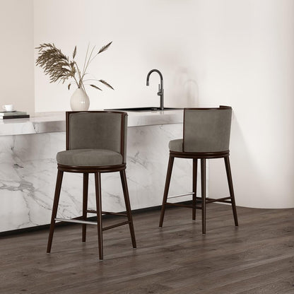 Manhattan Comfort - Evalyn Barstool in Dove - Set of 2 - 2-BS024-DO veiw 8