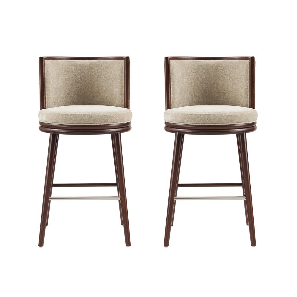 Manhattan Comfort - Evalyn Barstool in Natural - Set of 2 - 2-BS024-NA veiw 1