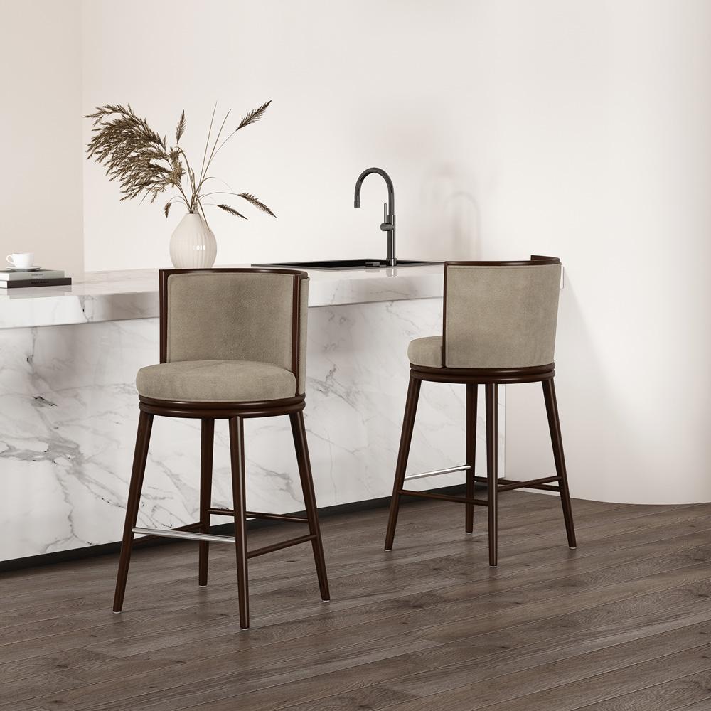 Manhattan Comfort - Evalyn Barstool in Natural - Set of 2 - 2-BS024-NA veiw 8