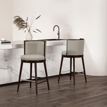 Manhattan Comfort - Evalyn Barstool in Stone - Set of 2 - 2-BS024-ST veiw 8