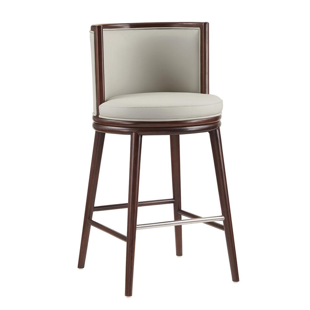 Manhattan Comfort - Evalyn Barstool in Stone - Set of 3 - 3-BS024-ST veiw 3