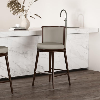 Manhattan Comfort - Evalyn Barstool in Stone - BS024-ST veiw 8