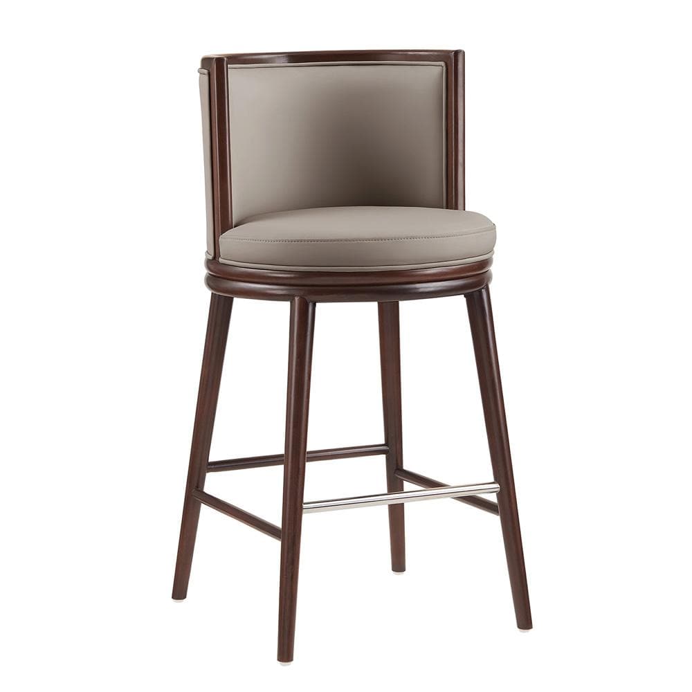Manhattan Comfort - Evalyn Barstool in Taupe - Set of 3 - 3-BS024-TP veiw 3