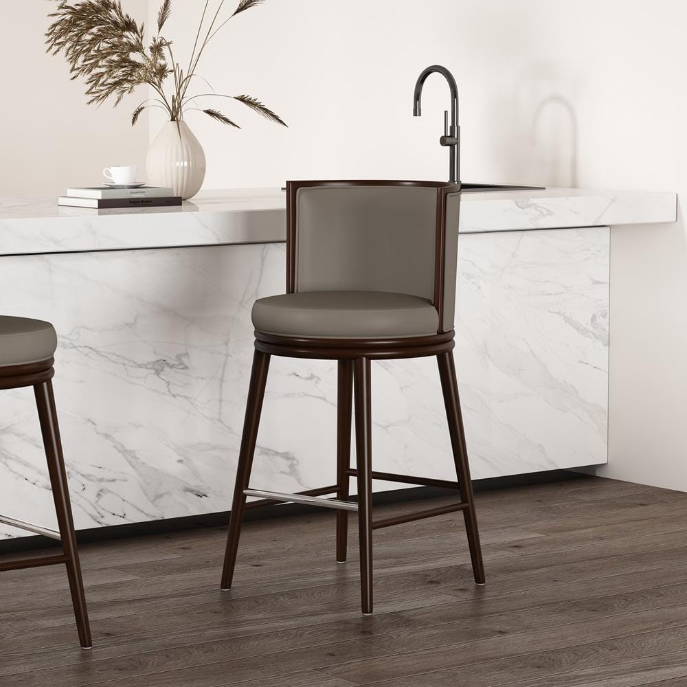 Manhattan Comfort - Evalyn Barstool in Taupe - BS024-TP veiw 8