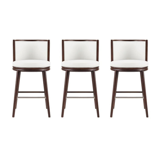 Manhattan Comfort - Evalyn Barstool in White - Set of 3 - 3-BS024-WH veiw 1