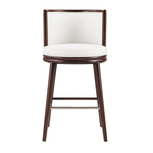 Manhattan Comfort - Evalyn Barstool in White - BS024-WH veiw 1